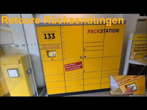 📦 Einfache Paket Rücksendung über DHL Paketstation mit kostenlosem Retoure Aufkleber