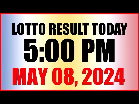 Lotto Result Today 5pm May 8, 2024 Swertres Ez2 Pcso