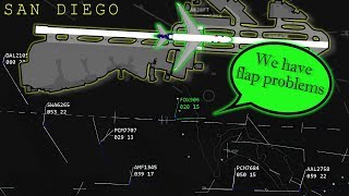 [REAL ATC] FedEx MD10 lands WITHOUT FLAPS at San Diego!