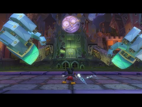 Epic Mickey - Clock Tower Boss Battle (4K)