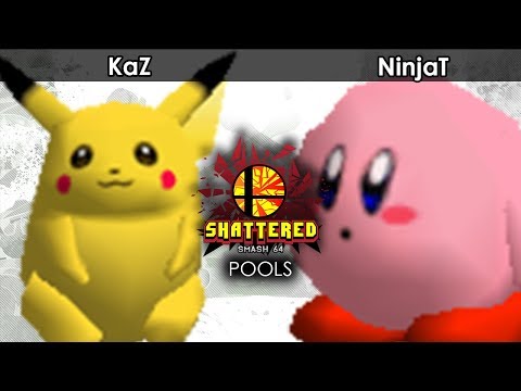 Smash 64: GVS | KaZ (Pikachu) V NinjaT (Kirby/Link) - Shattered 117 Tournament SSB64