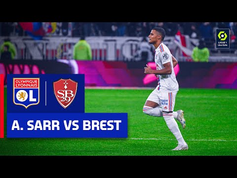 Au plus proche d'Amin Sarr pour sa grande première contre Brest | Olympique Lyonnais