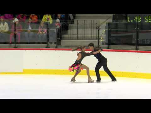 ISU 2014 Jr Grand Prix Tallinn Short Dance Anastasia SHPILEVAYA / Grigory SMIRNOV RUS