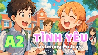 🎧 Luyện Nghe Tiếng Anh Level A2 - TÌNH YÊU | Listening English Podcast |🎯