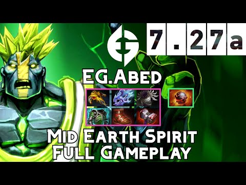 Earth Spirit | EG.Abed | Mid Earth Spirit Full Gameplay | 7.27a Full Gameplay