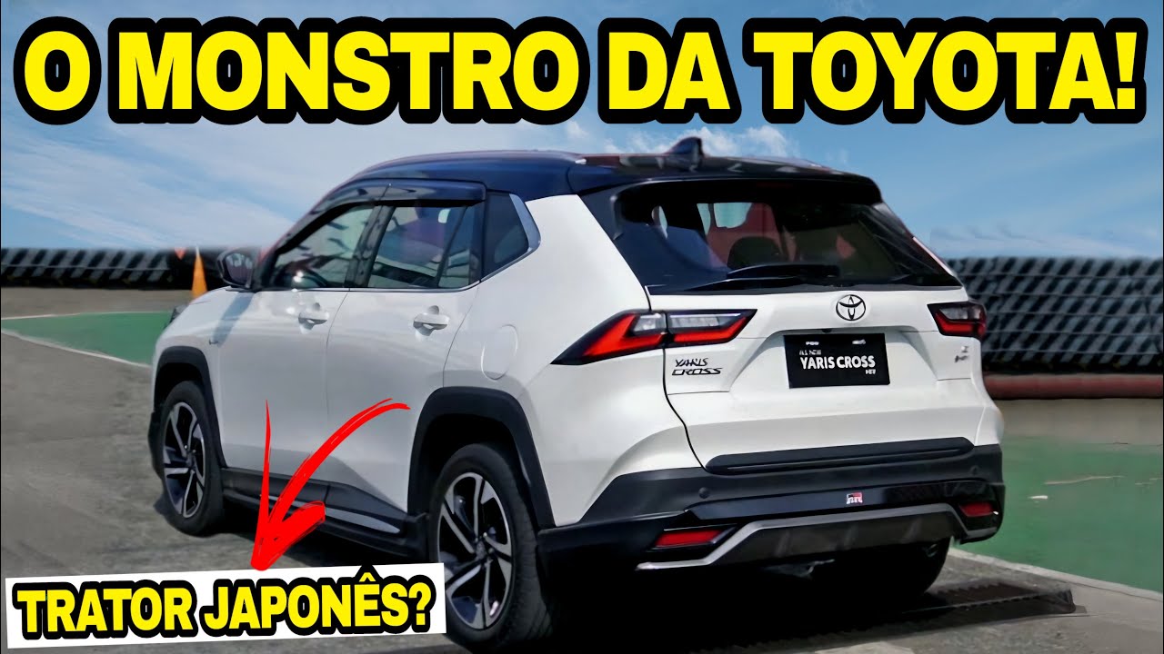 🚨 NOVO YARIS CROSS 2025 BRASILEIRO: O SUV HÍBRIDO QUE É BARATO E FLEX!