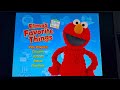 Elmo S World ELMO S FAVORITE THINGS DVD Menu Walkthrough