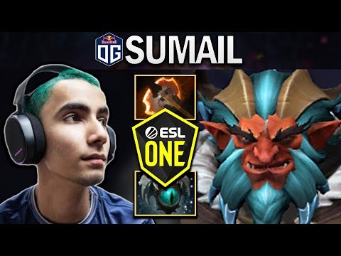 OG.SUMAIL TROLL WARLORD VS ALLIANCE IN ESL ONE - DOTA 2 7.24 GAMEPLAY