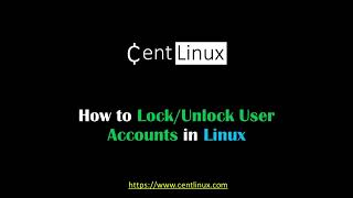 How to Lock user in Linux | How to Unlock user in Linux