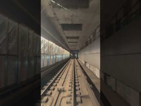 View out of the front of a Copenhagen Metro train #copenhagen #denmark  #cabride #metro