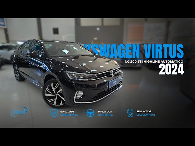 Vídeo VOLKSWAGEN VIRTUS 1.0 200 TSI HIGHLINE AUTOMÁTICO