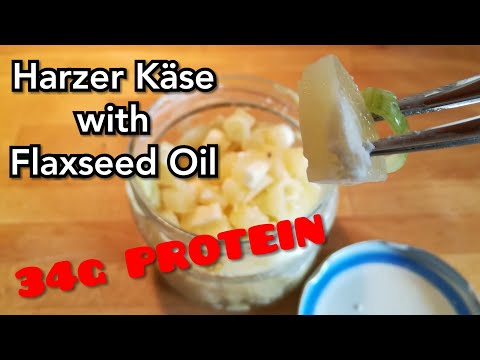 Harzer Käse with Flaxseed Oil | no carbs & high protein | my twist on "Handkäs mit Musik"