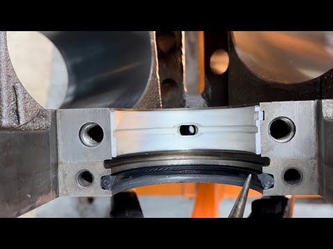 440 V8 Mopar engine rebuild Step 5 Rear Main Seal