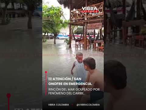 🛑🚨 ATENCIÓN  SAN ONOFRE EN EMERGENCIA RINCÓN DEL MAR GOLPEADO POR FENÓMENO DEL CARIBE #noticias