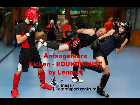 Kickboxen Kicks Roundhouse by Lennart - der wichtigste Kick