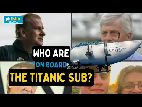 Who are the passengers on board the Titanic submersible?