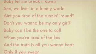 One Love - Trey Songz [ Lyrics On Screen )