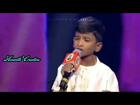 *Sa Re Ga Ma Pa Li'l Champ Season 4.🌼 திவினேஷ் குரலில் உச்சி வகுந்தெடுத்து பிச்சி பூ வச்ச கிளி...💖*