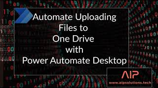 Use Power Automate to upload files to One Drive through a web browser