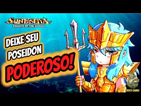 COMO EQUIPAR POSEIDON | ANALISE COMPLETA | SAINT SEIYA AWAKENING.