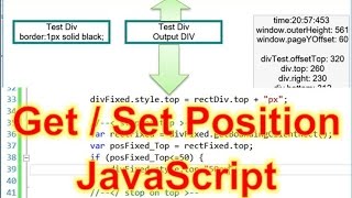 JS #04: Get and Set Position Of HTML Elements Div Javascript