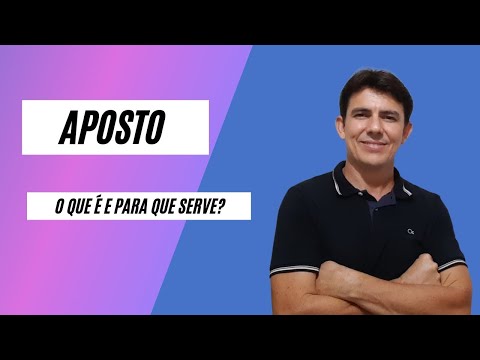 APOSTO - TIPOS DE APOSTO / Prof. Fábio Leandro