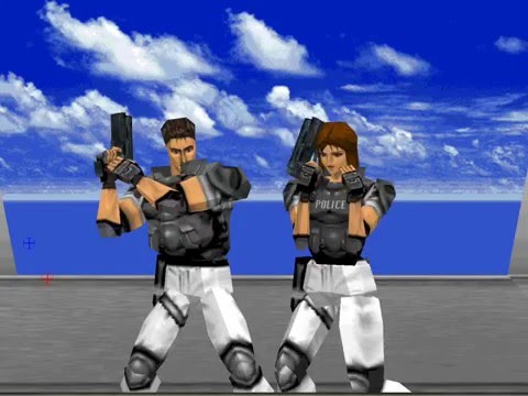 Virtua Cop 2 arcade 2 player 60fps