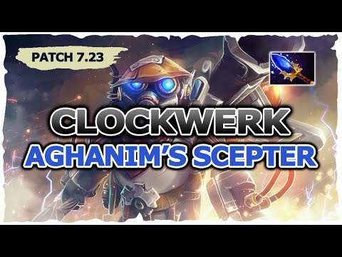 CLOCKWERK AGHANIM'S SCEPTER PATCH 7.23 DOTA 2