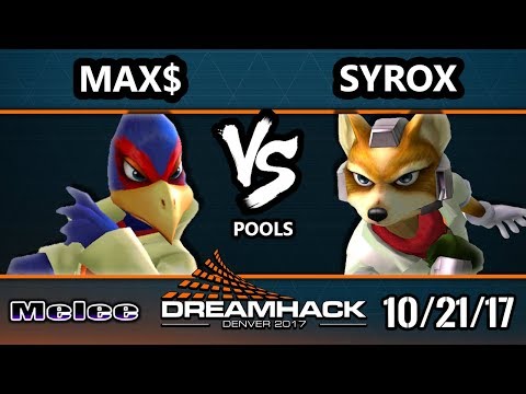 DHDEN17 Melee - Max$ (Falco) Vs. BAL | Syrox (Fox) - SSBM Singles Pools