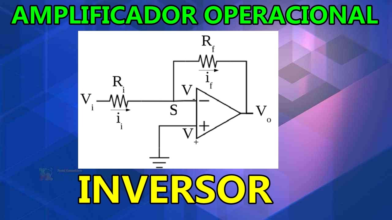 AMPLIFICADOR OPERACIONAL INVERSOR - cálculo + simulação para comprovar.