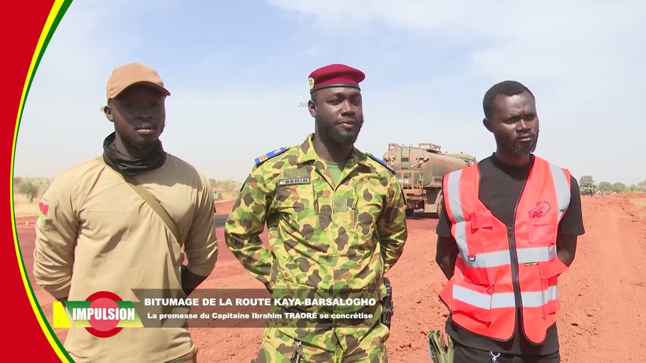 Le Président du Faso, le Capitaine Ibrahim Traoré tient sa promesse | Bitumage Kaya - Barsalogho 