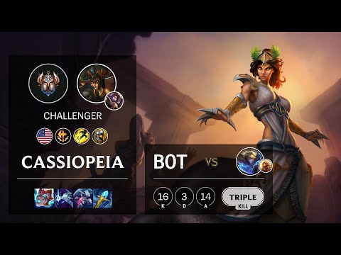 Cassiopeia Bot vs Ezreal - NA Challenger Patch 11.20