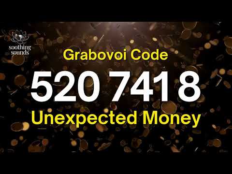 Grabovoi Numbers For UNEXPECTED Money 520 741 8 💸💰