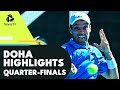 Shapvalov, Bautista Agut In Action; Khachanov & Cilic Face Off | Doha 2022 Quarter-Final Highlights