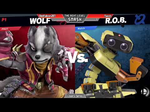 TNLS 123 - RedFalcon207 (Wolf) vs Match (ROB) Smash Ultimate Tournament Losers Semis