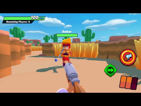 AMBER vs SHELLY | Brawl Stars 3D (Animation)