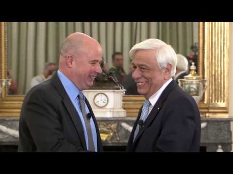 Ceremony for the Presentation of the Grand Cross of the Order of Honor of the Hellenic Republic to Andreas Dracopoulos, SNF’s Co-President