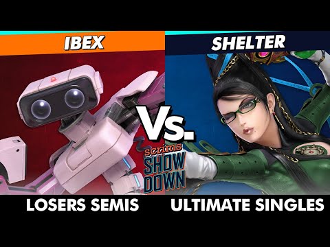 Scrims Showdown 50 Losers Semis - IBEX (R.O.B.) Vs. Shelter (Bayonetta) SSBU Ultimate Tournament
