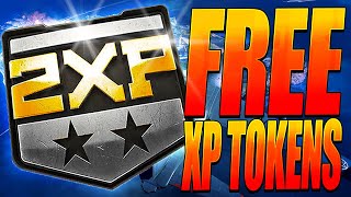HOW TO GET HOURS OF FREE DOUBLE XP & WEAPON XP TOKENS ON COLD WAR! ( Cold War SECRET XP Tokens )