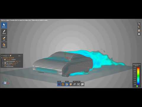 Aerodynamic Simulation of a Car Body using ANSYS Discovery Live SE
