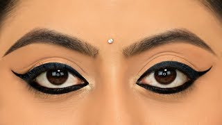 दोनों आखों में एक सा Wing Eyeliner कैसे लगाएं - New TRICK To Apply Perfect Winged Eyeliner | Anaysa