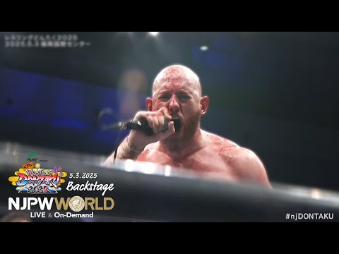 #njDONTAKU 7th match Backstage (with Subtitles) 5/3/25 | レスリングどんたく 2025 第7試合 Backstage