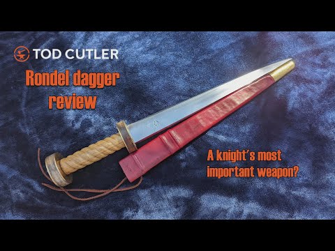 Dagger review - Tod Cutler twisted Medieval rondel