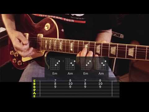 Il Chitarrista Tab Chitarra Tutorial Riff e Assolo Rallentati Ivan Graziani