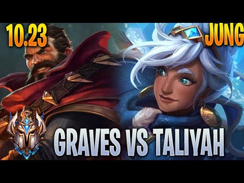 Graves vs Taliyah - Jungle - KR Challenger 10.23