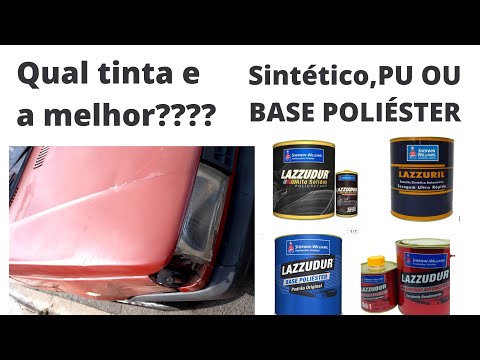 QUAL TINTA E A MELHOR PRA PINTAR SINTÉTICO,PU OU POLIÉSTER??????