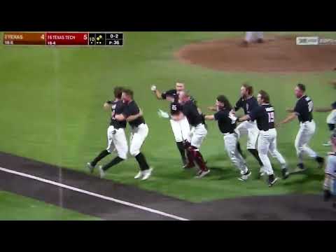 Texas Tech's Kurt Wilson walk off steal of home plate beats Texas