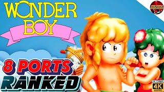 Which Version of Wonder Boy Did I Rank No.1? (4K/60FPS) Remaster #wonderboy #sega #arcadegames