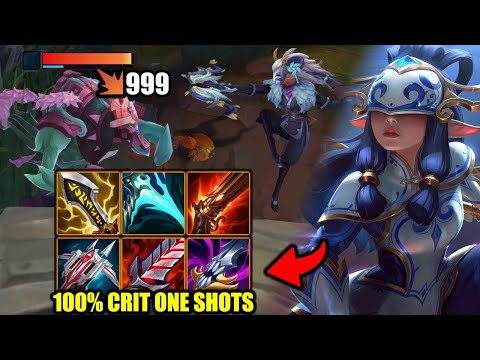 This Is What Happens When Kindred Gets 100% Crit! (2 Autos Deletes Anything!)