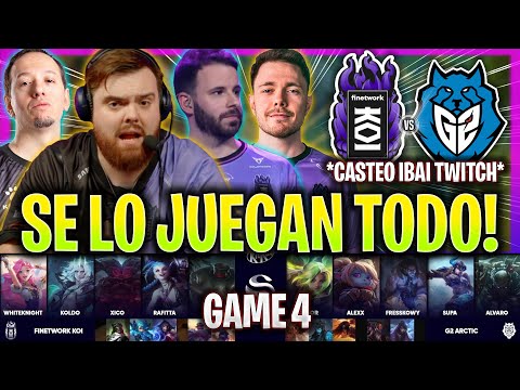 IBAI SE LO JUEGA TODO CON KOI EN PLAYOFFS! | G2AR vs KOI GAME 4 RESUMEN PLAYOFFS SUPERLIGA LVP